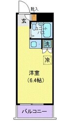 国際パレス自由が丘の物件間取画像